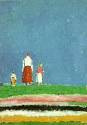 Kazimir Malevich three figures Germany oil painting artist